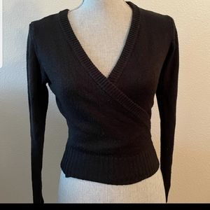Ballet wrap sweater